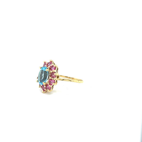 Miniatura: Anillo Rosalía (Varias Piedras a Escoger)