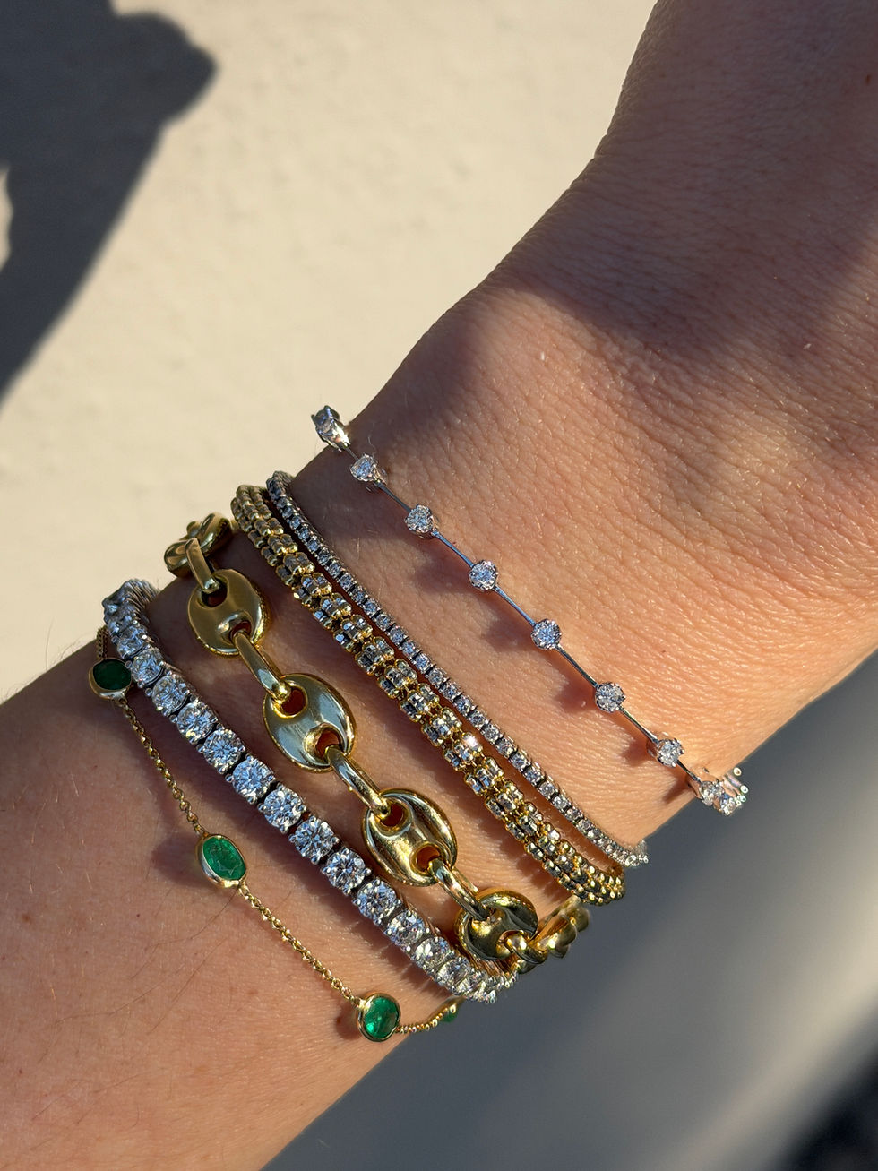 Miniatura: Pulsera Tennis Alía de Diamantes