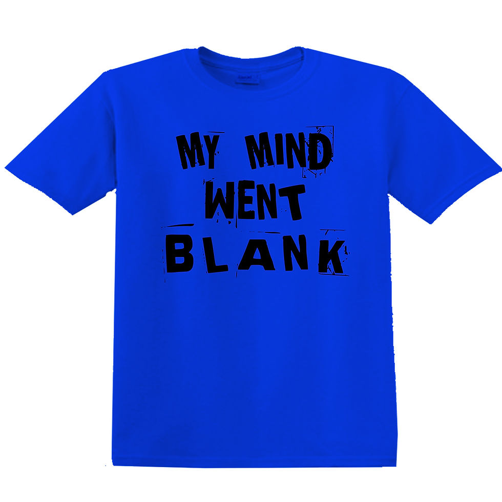 Thumbnail: My Mind Went Blank (TShirts)