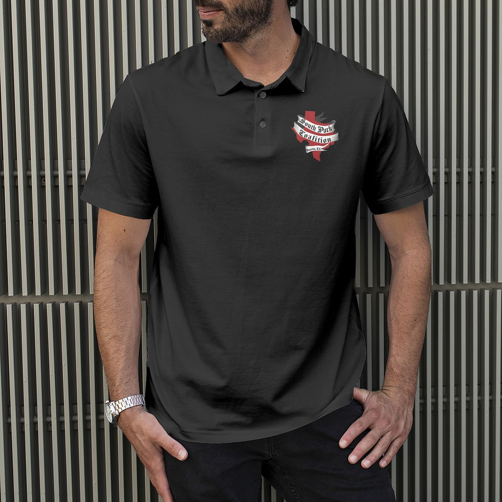 Thumbnail: Black SPC Polo Red Logo