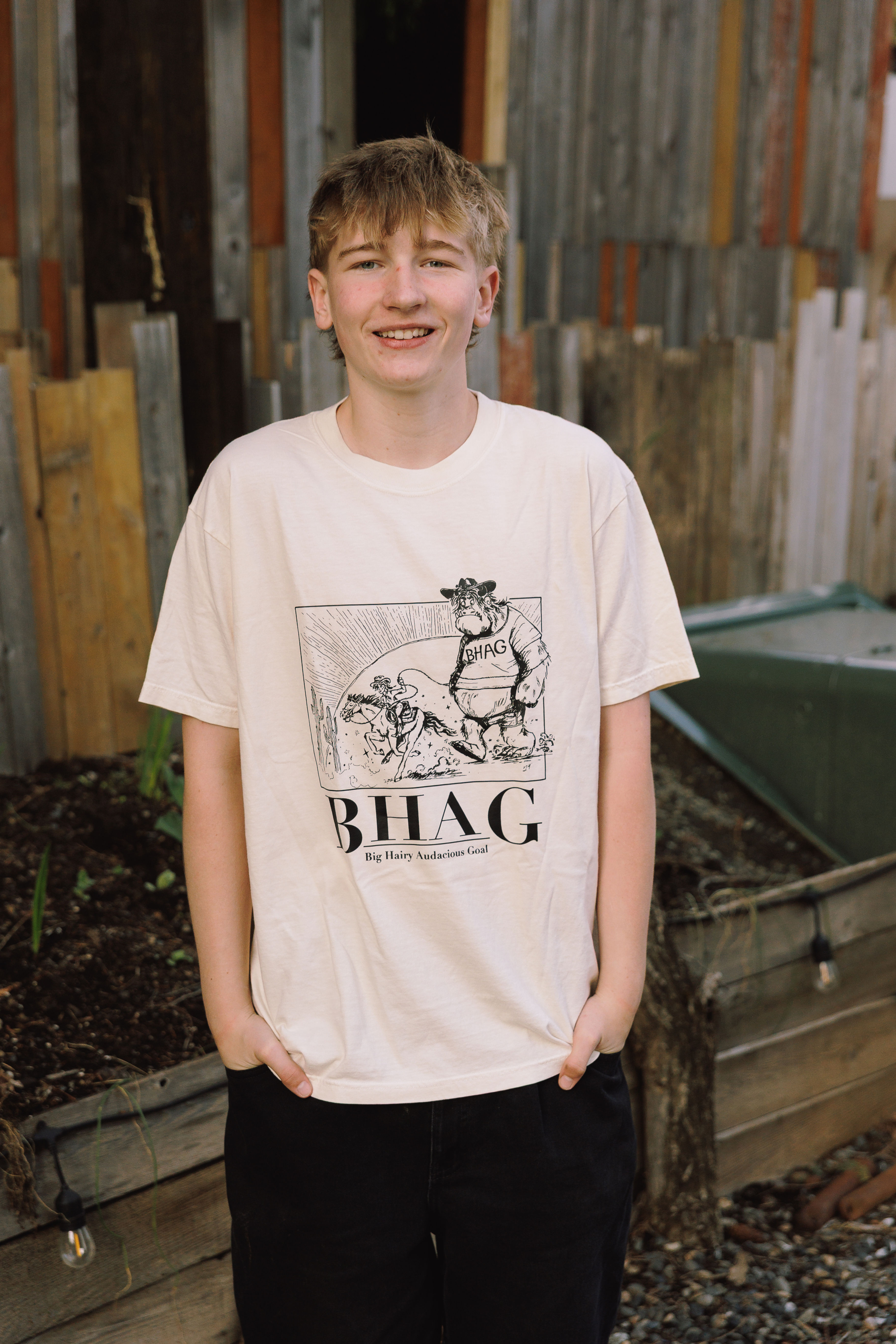 "Big Hairy Audacious Goal" (BHAG) T-shirt