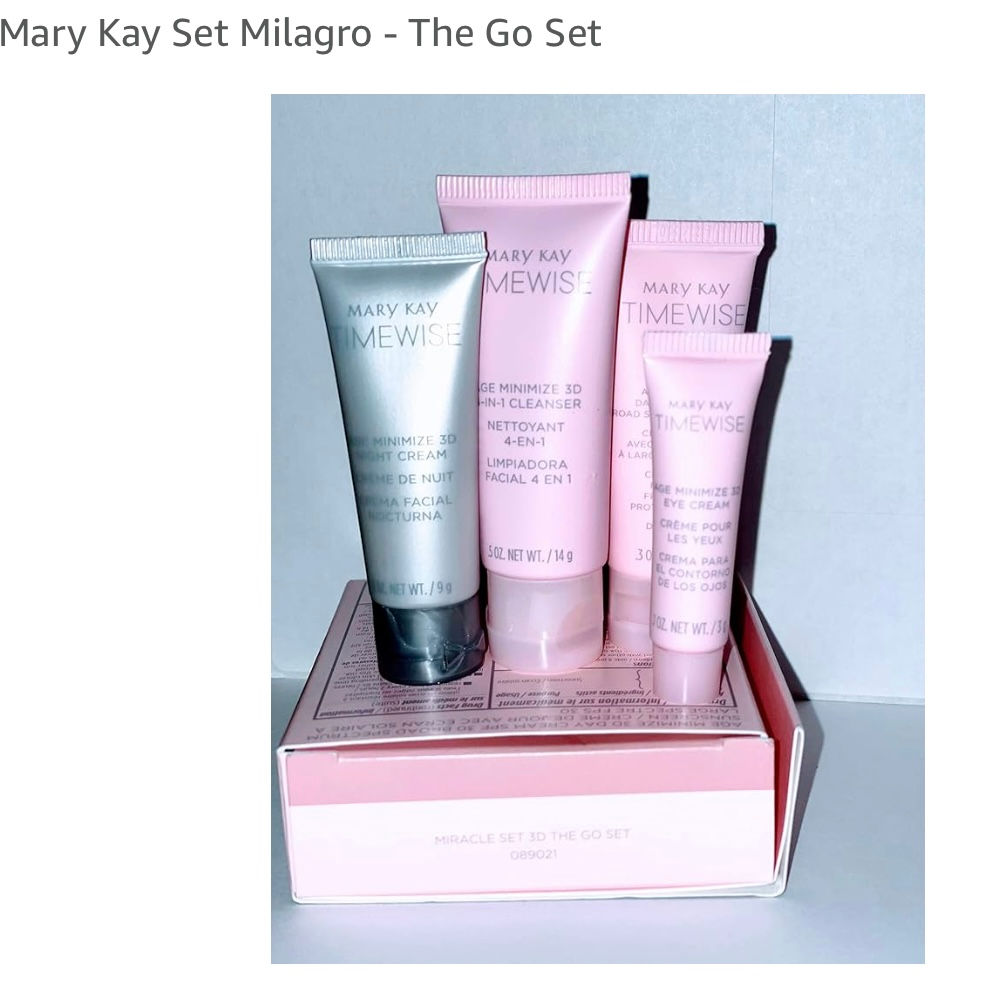 Mary Kay TimeWise Age Minimize 3D Miracle Set - Travel The Go Set - Normal Dry S