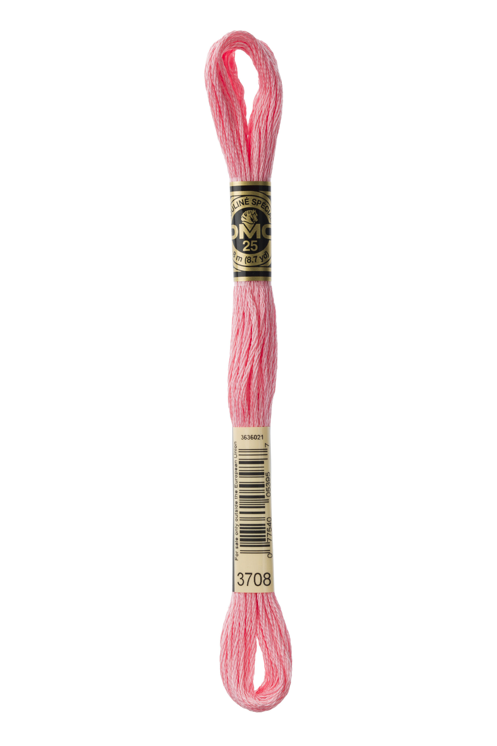 DMC Stranded Cotton 3708 Light Melon