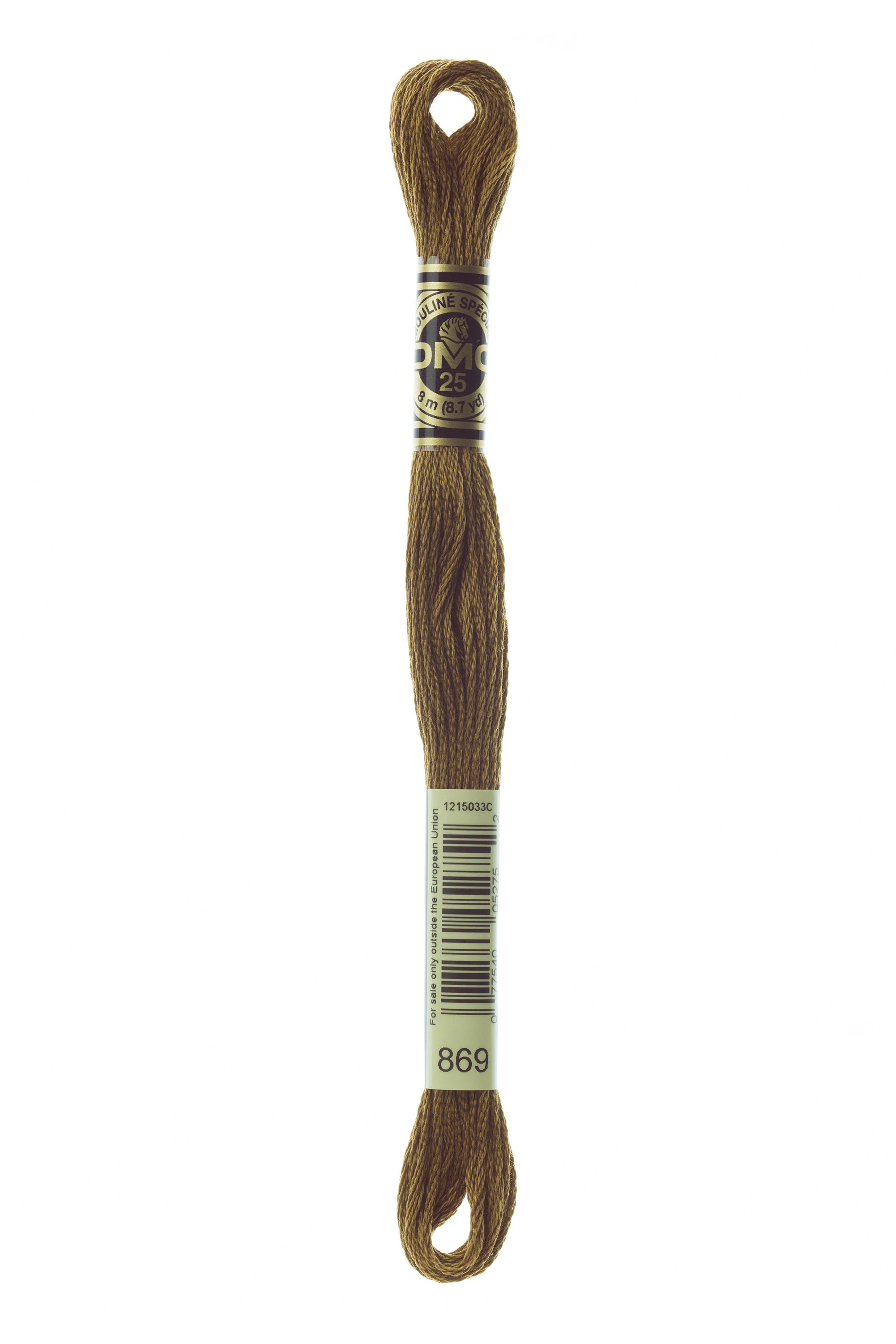 DMC Stranded Cotton 869 Very Dark Hazelnut Brown