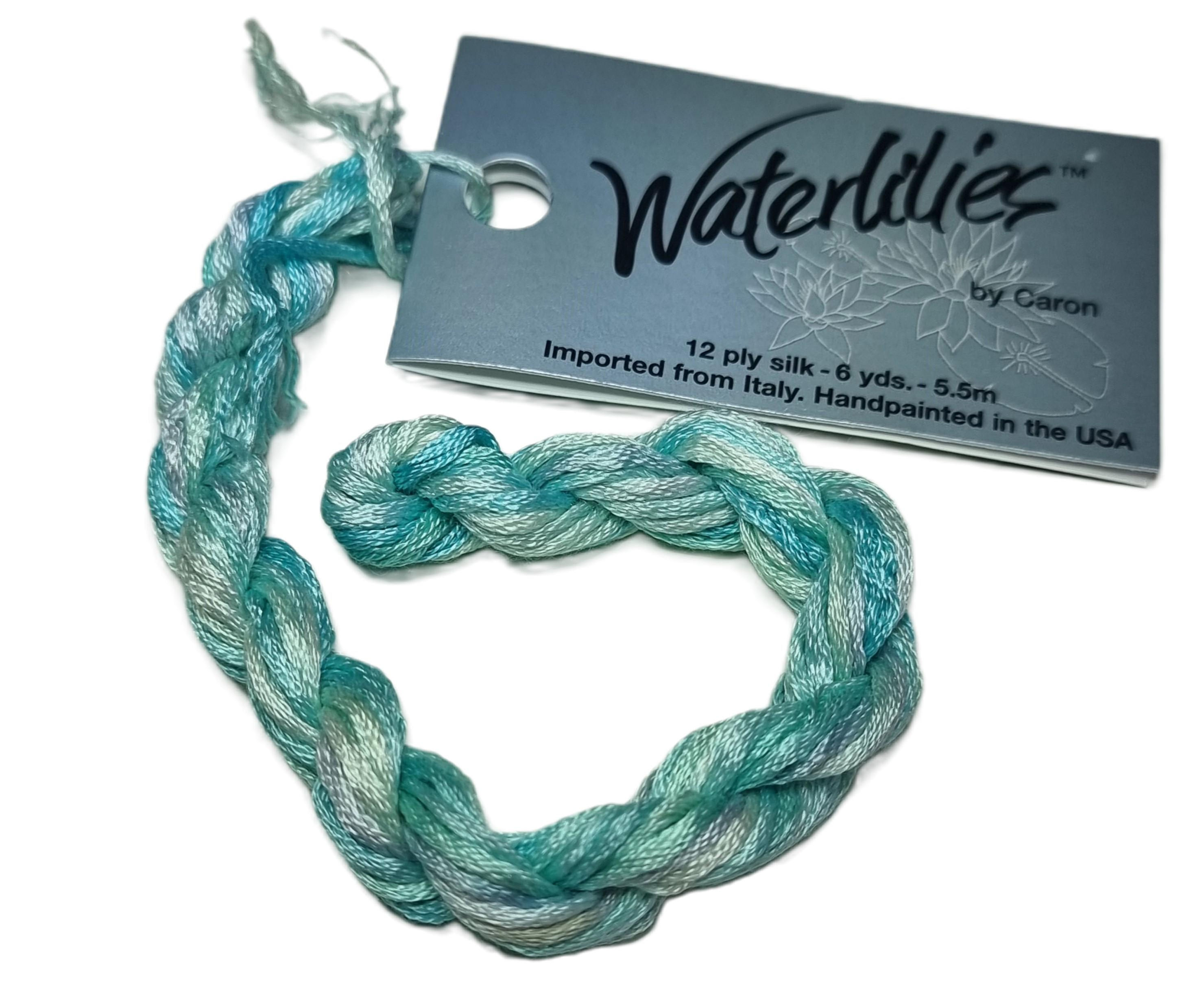 Caron Waterlilies Hand Dyed Silk WL181 Ocean Breeze