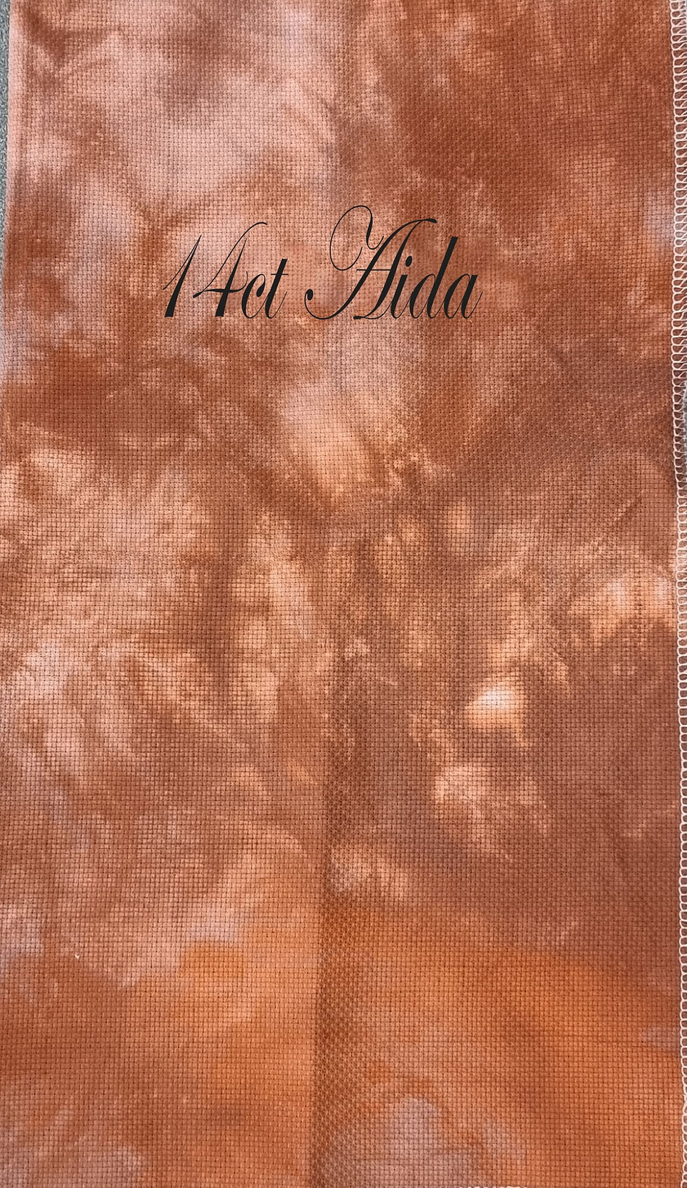 Thumbnail: Debart Designs Hand Dyed Cross Stitch Fabric - Bronze Relic - Elemental Realms Collection