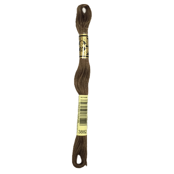 DMC Stranded Cotton 3882 Medium Light Cocoa