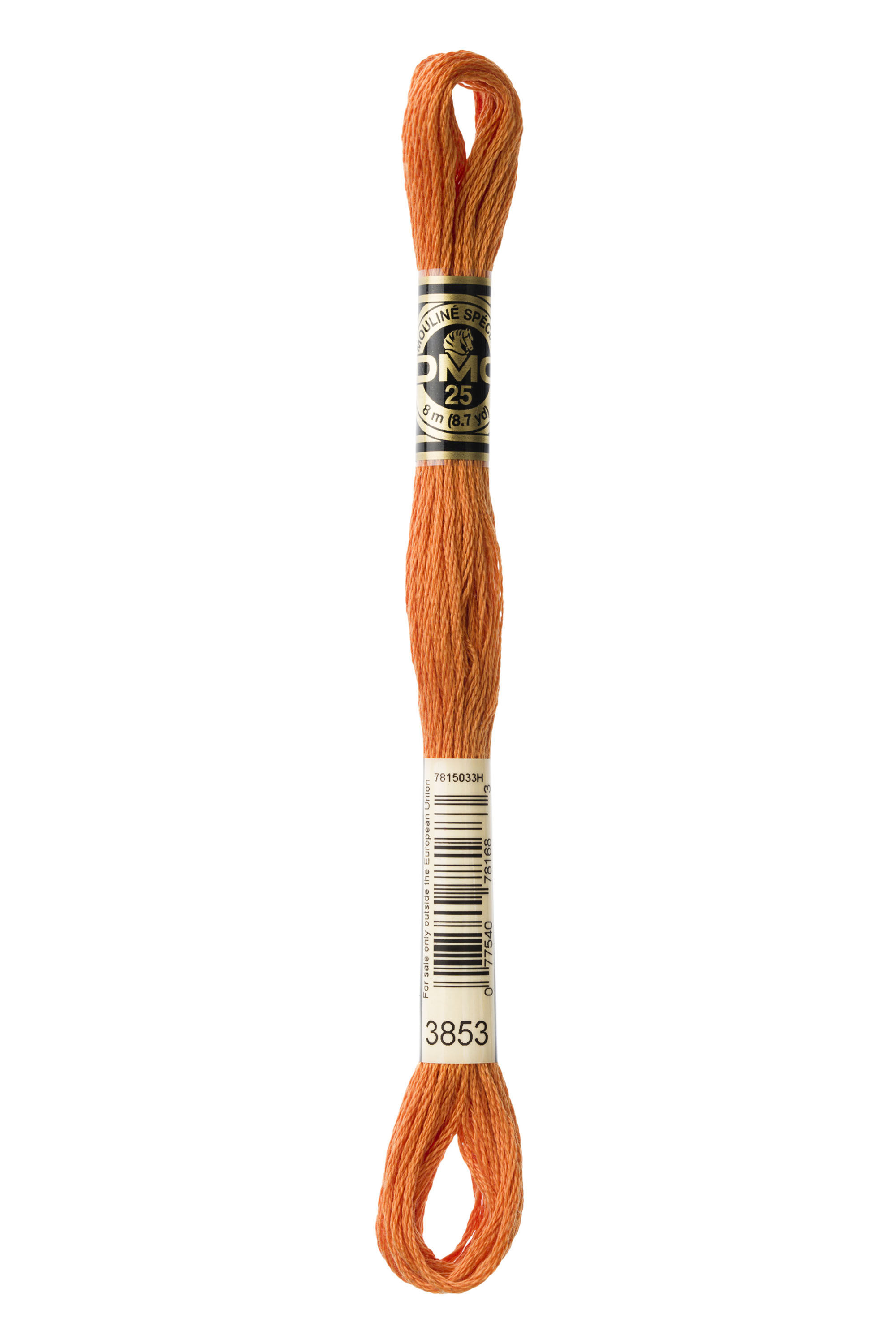 DMC Stranded Cotton 3853 Dark Autumn Gold