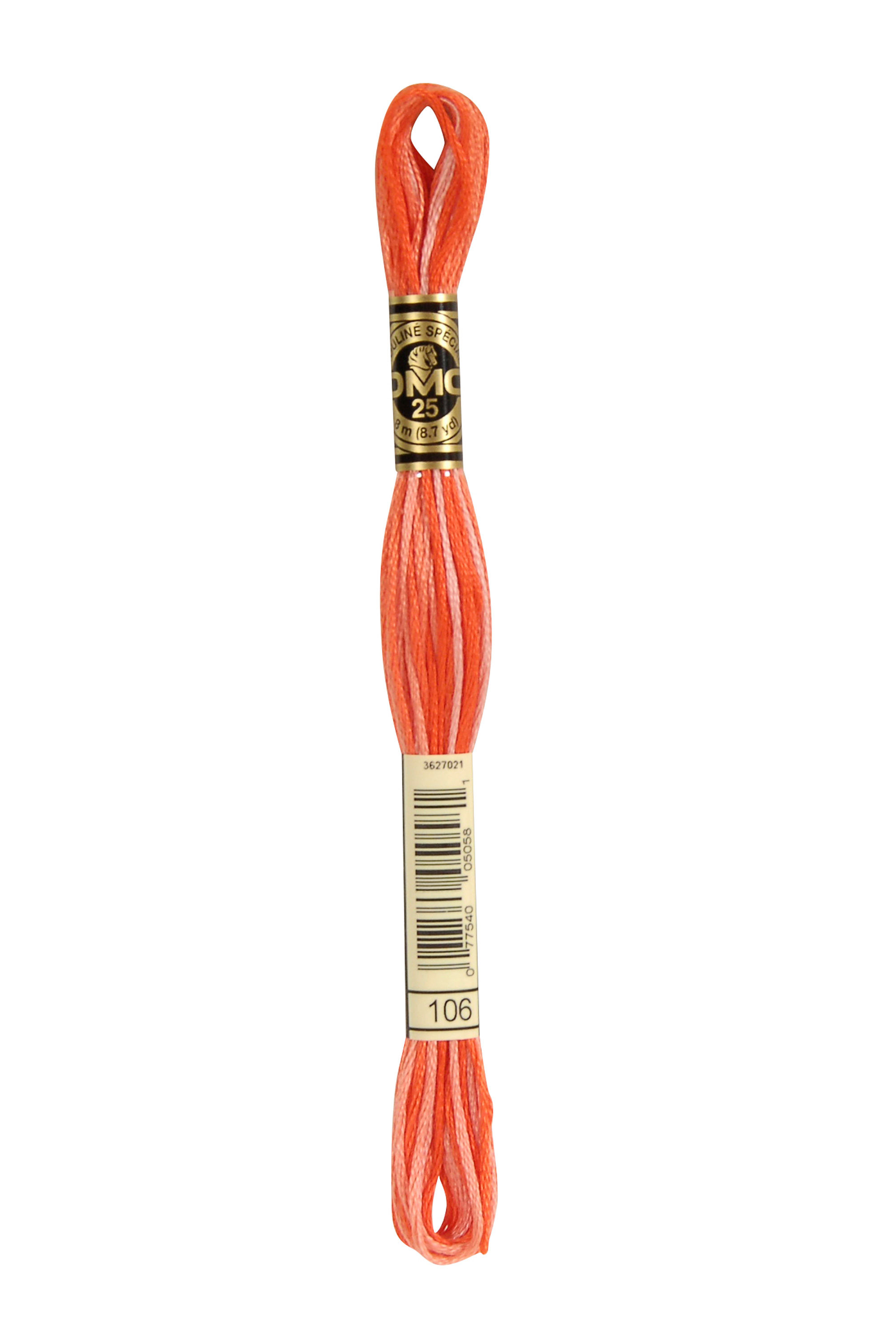 DMC Stranded Cotton 106 Variegated Coral