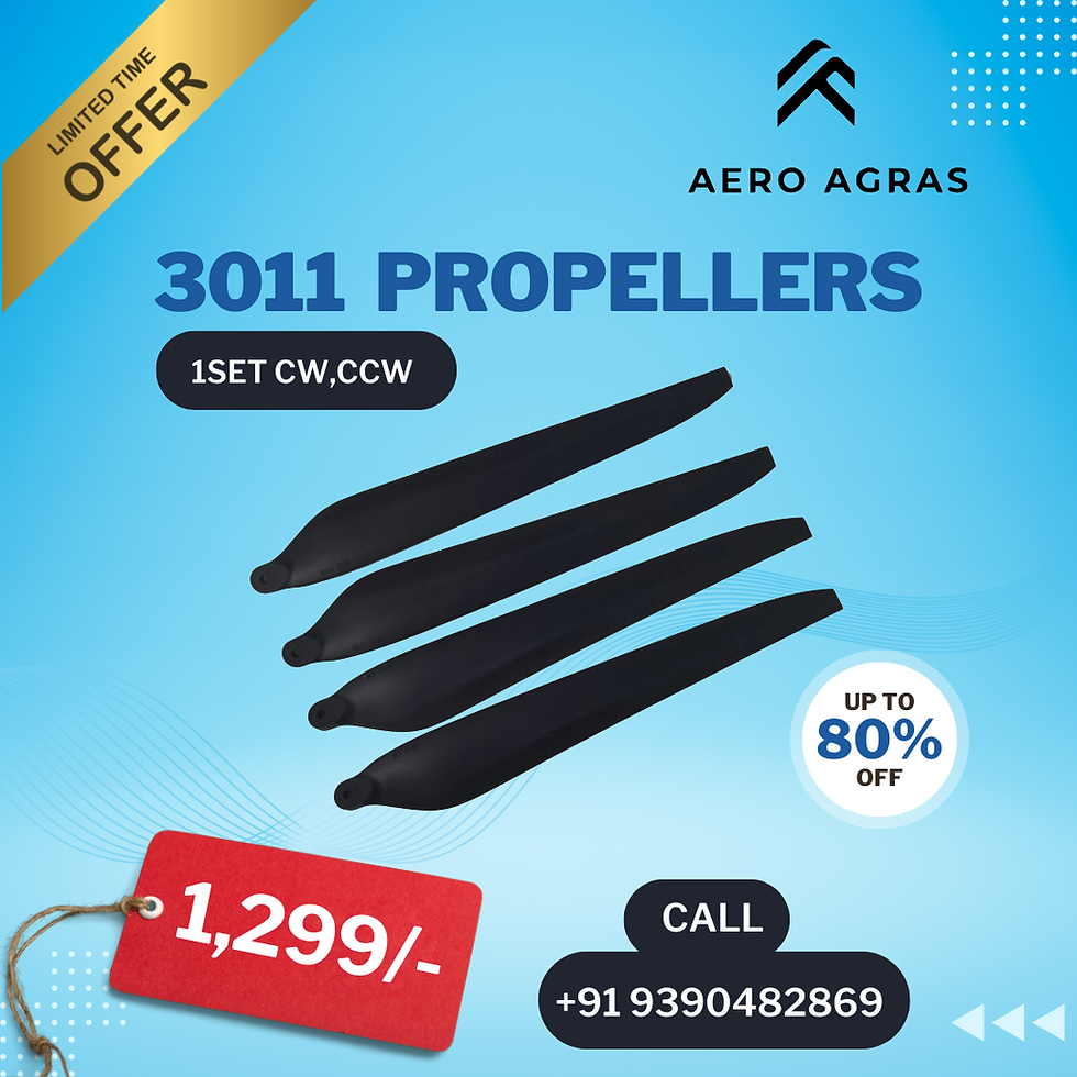 Thumbnail: 3011 30inch Folding Propeller X8 Hobbywing  Drone Propellers CW CCW