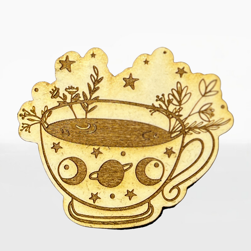 Thumbnail: Teacup Wood Sticker