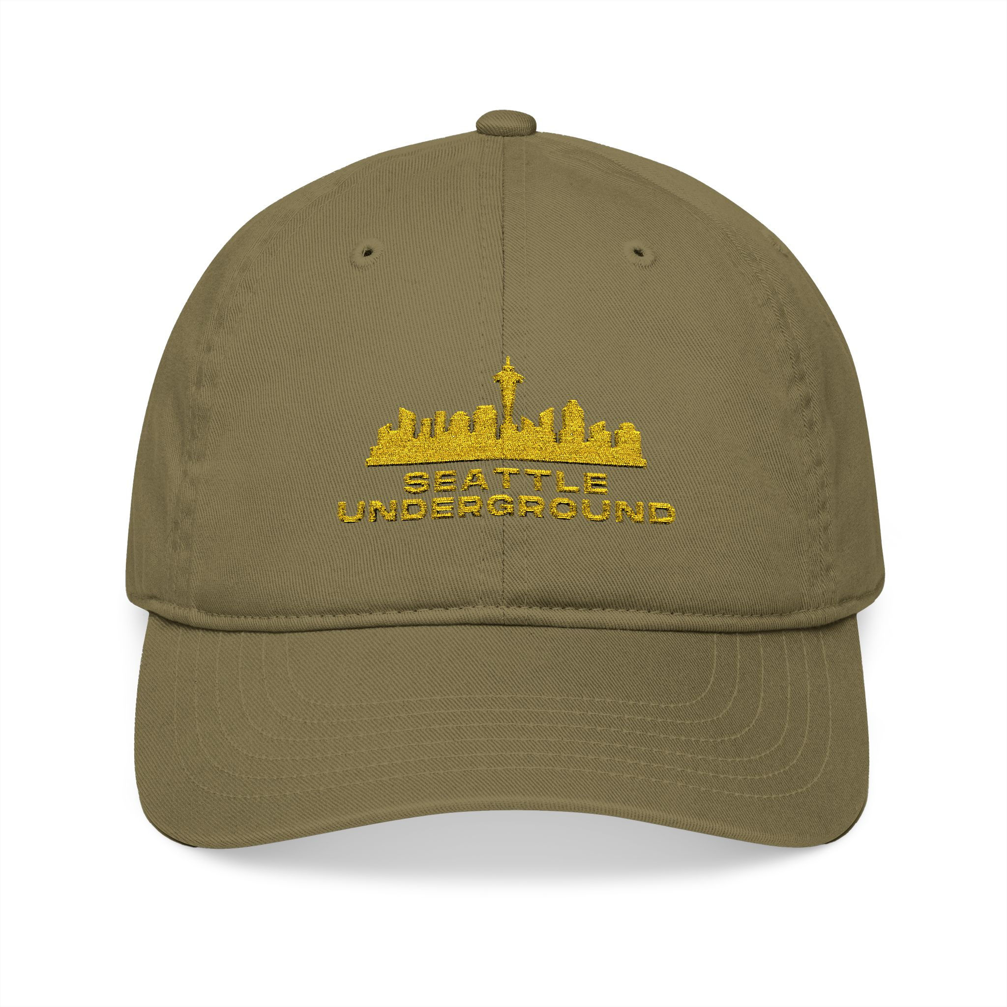 Seattle Underground Cap (Jungle) - Organic Embroidered Baseball Cap