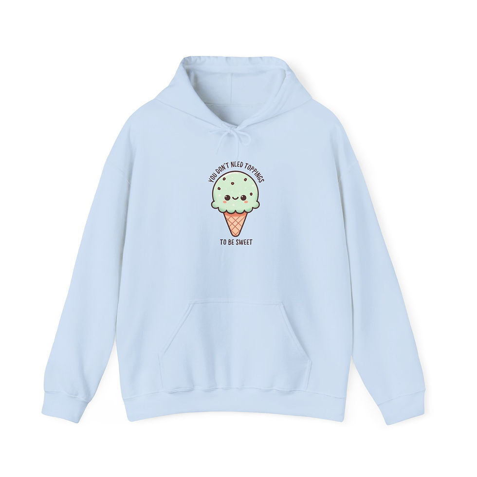 Thumbnail: Don't Need Toppings Retro Ice Cream Hoodie