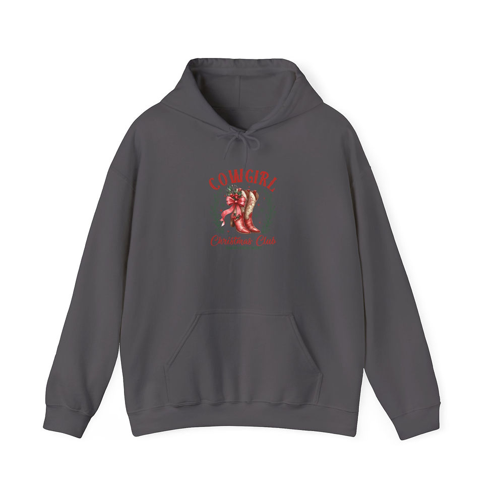 Thumbnail: Cowgirl Christmas Club Christmas Sweater Hoodie