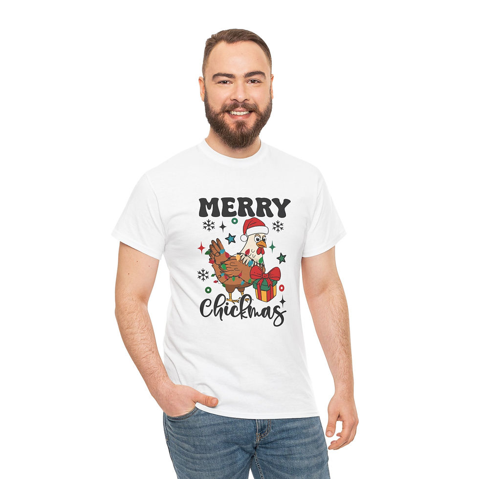 Thumbnail: Merry Chickmas Chicken Tee