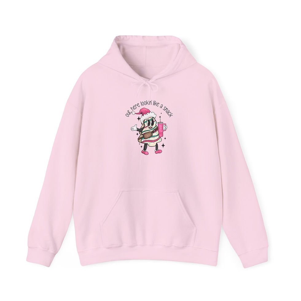 Thumbnail: Lookin' Like a Snack Funny Christmas Sweater Hoodie