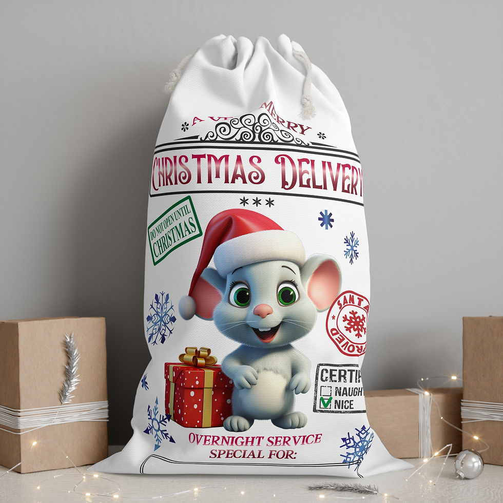 Thumbnail: Personalized Christmas Santa Sack