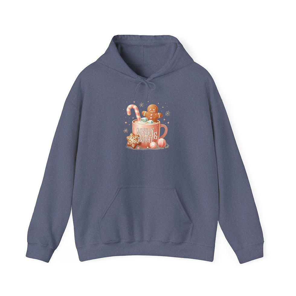 Thumbnail: Merry & Bright Christmas Sweater Hoodie