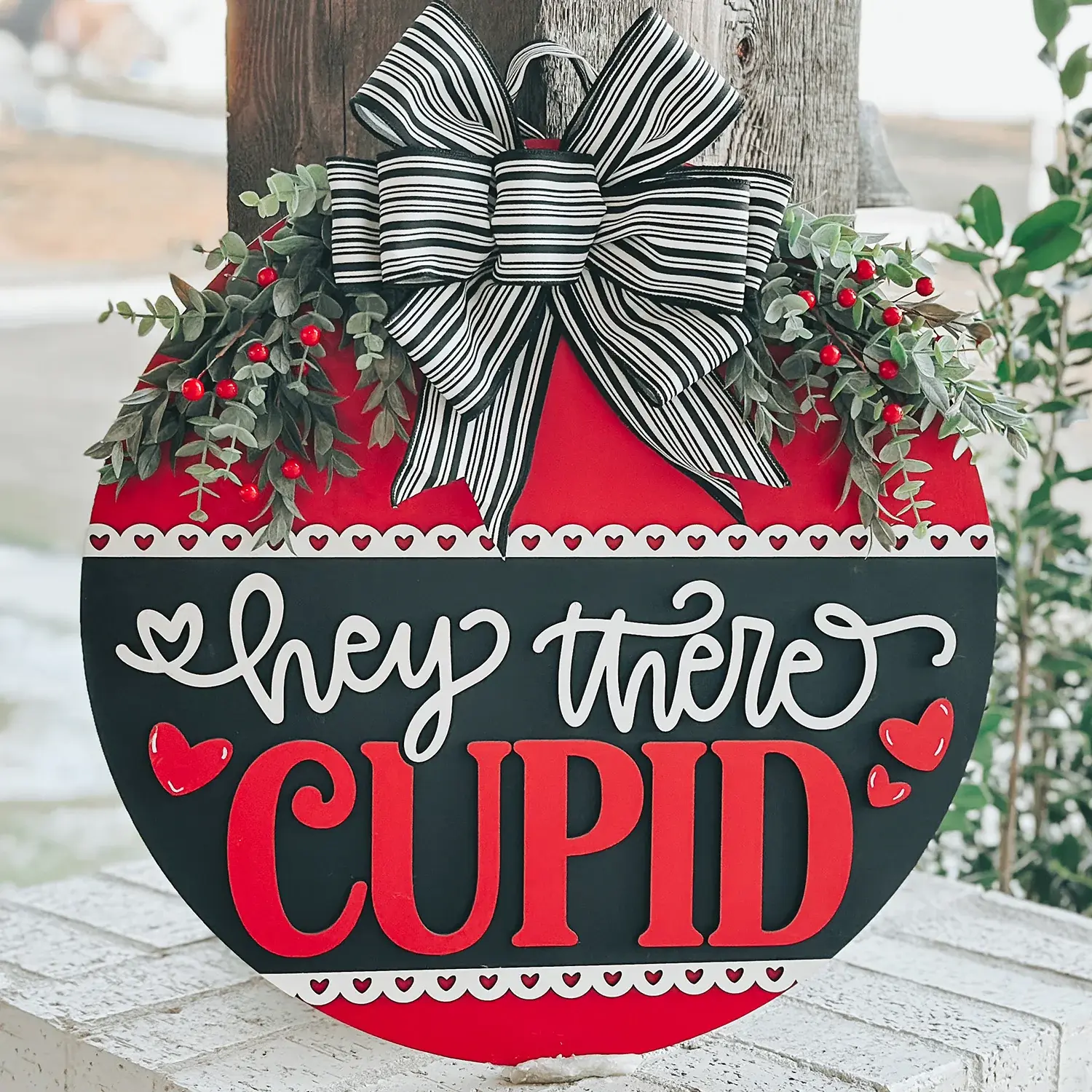 Hey There Cupid Door Hanger