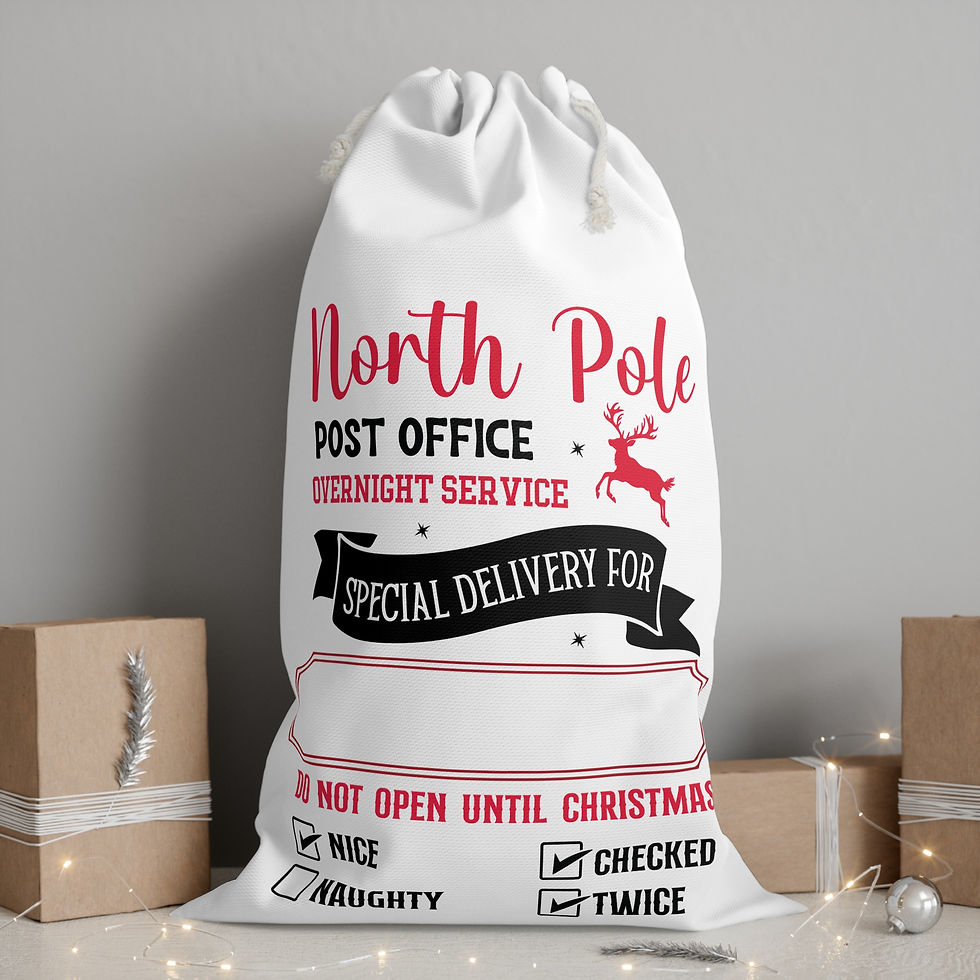 Thumbnail: Personalized Christmas Santa Sack