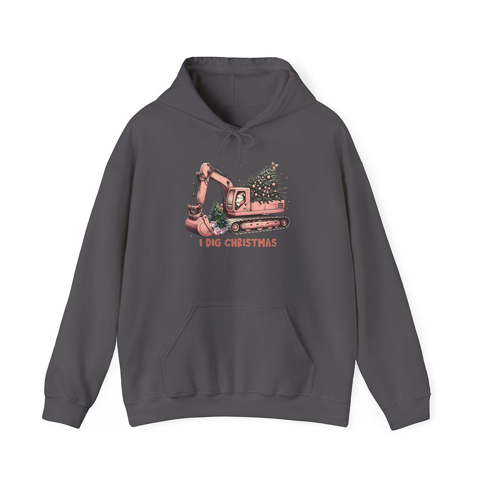Thumbnail: I Dig Christmas Sweater Hoodie