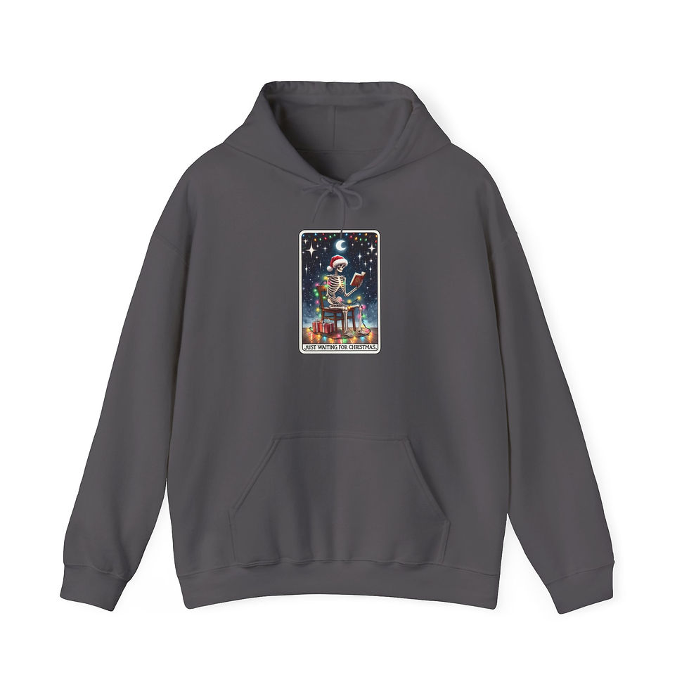 Thumbnail: Waiting for Christmas Funny Christmas Sweater Hoodie