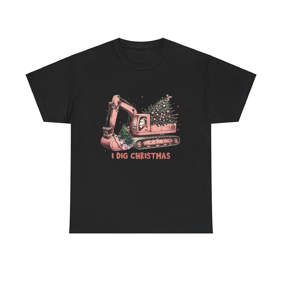 Thumbnail: I Dig Christmas Funny Christmas Shirt Tee