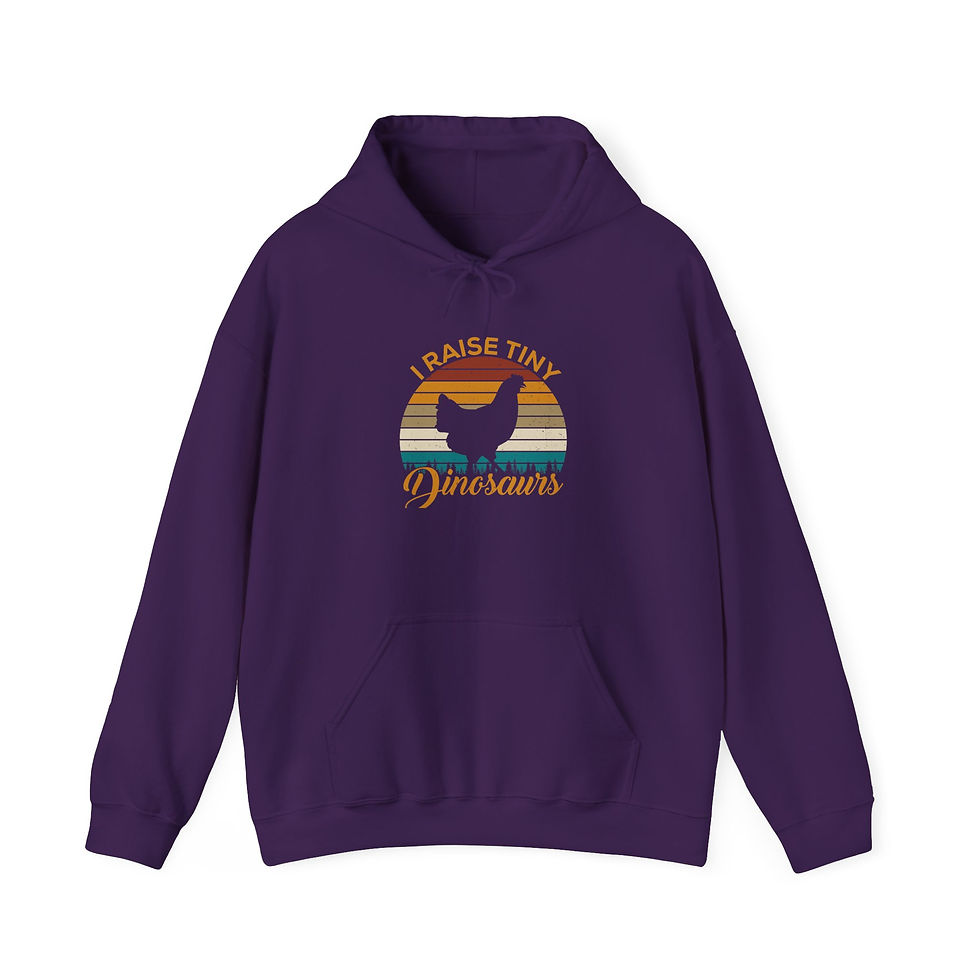 Thumbnail: I Raise Tiny Dinosaurs Chicken Hoodie