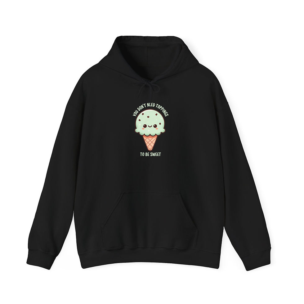 Thumbnail: Don't Need Toppings Retro Ice Cream Hoodie