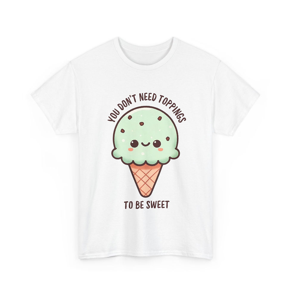 Thumbnail: Don't Need Toppings Retro Ice Cream T-Shirt