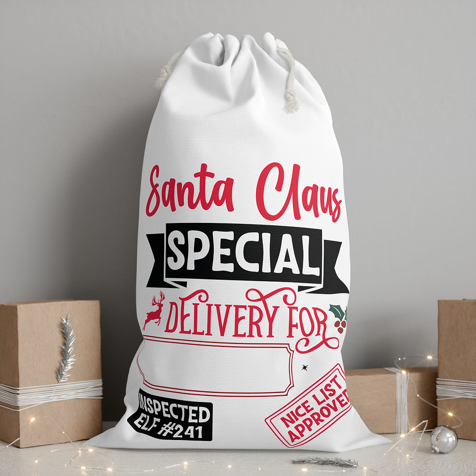 Thumbnail: Personalized Christmas Santa Sack