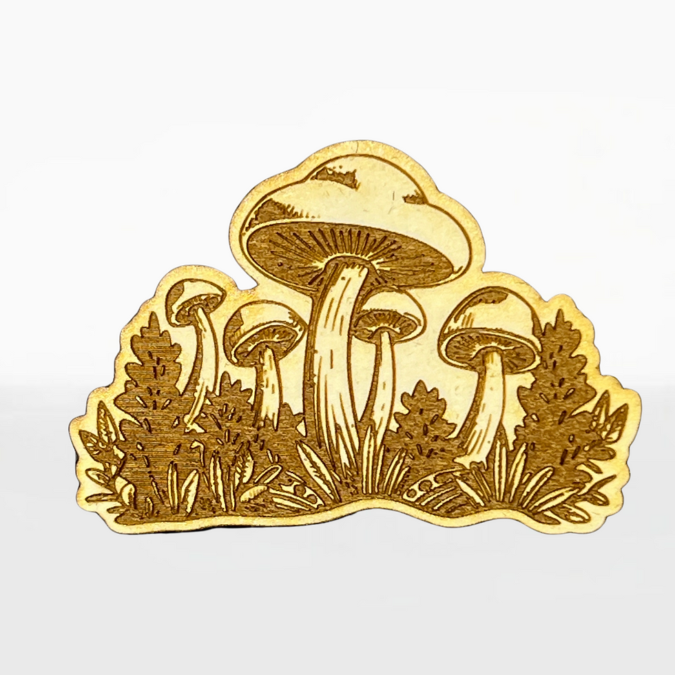 Thumbnail: Mushroom Wood Stickers