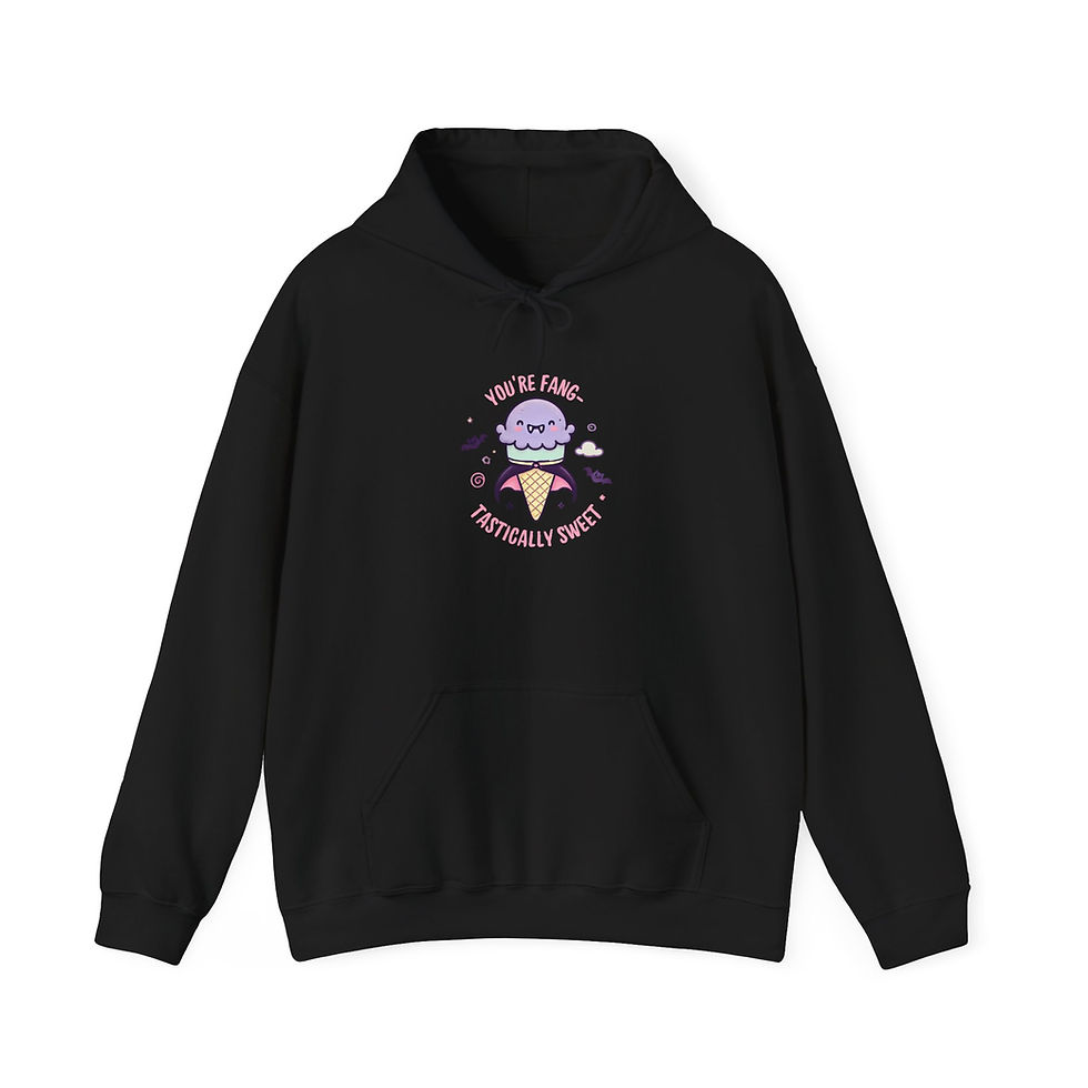 Thumbnail: Fang-tastically Sweet Retro Ice Cream Hoodie
