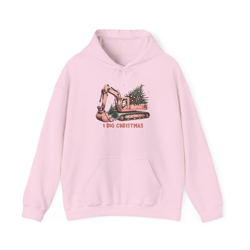 Thumbnail: I Dig Christmas Sweater Hoodie