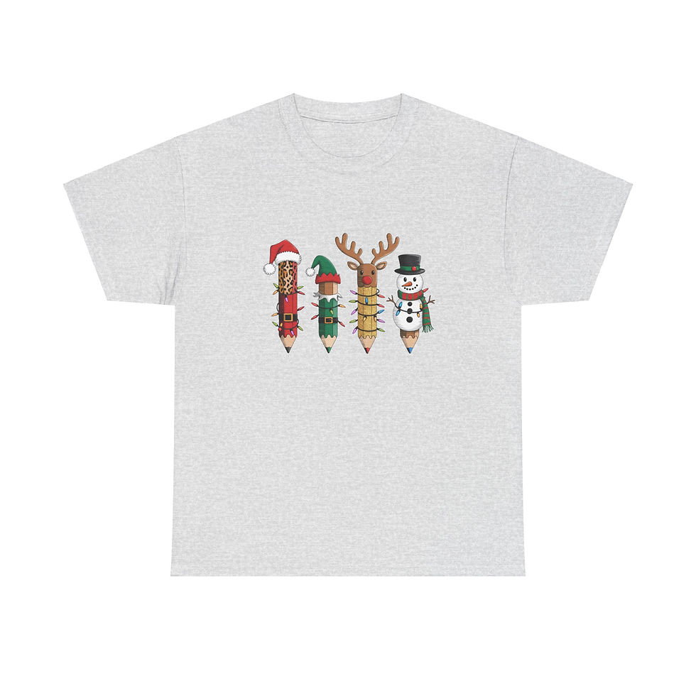 Thumbnail: Christmas Pencils Teacher Christmas Shirt Tee
