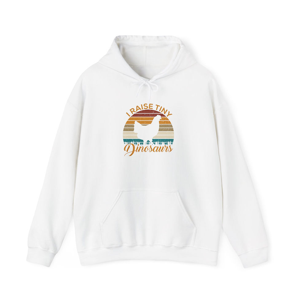 Thumbnail: I Raise Tiny Dinosaurs Chicken Hoodie