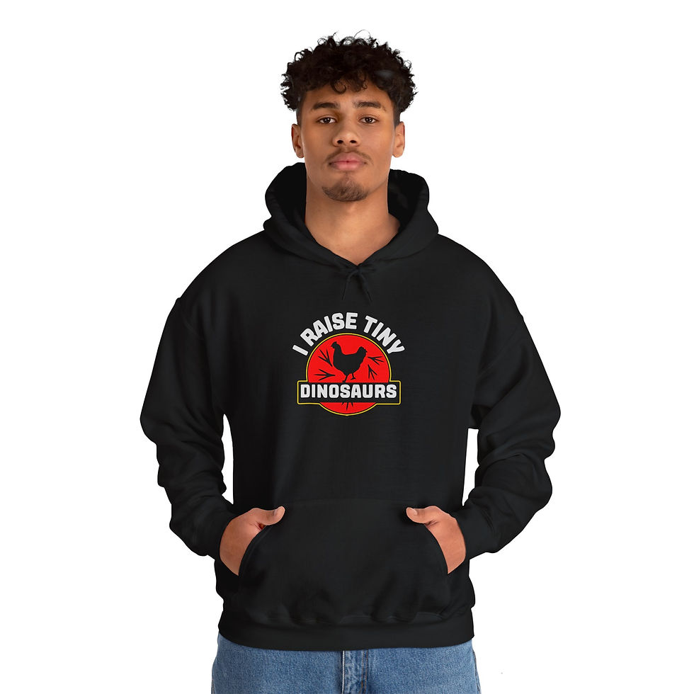 Thumbnail: I Raise Tiny Dinos Chicken Hoodie