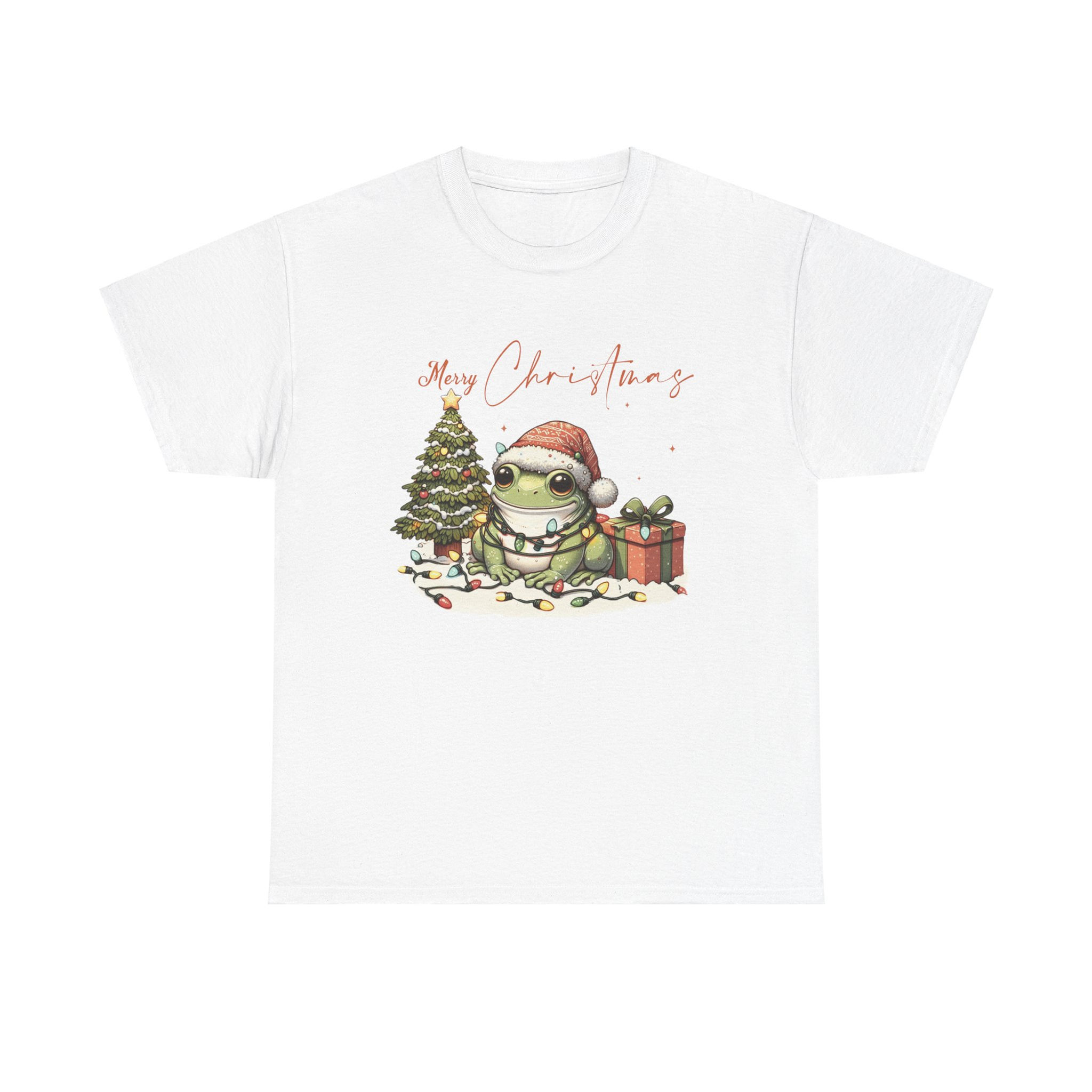 Merry Christmas Frog Funny Christmas Shirt Tee