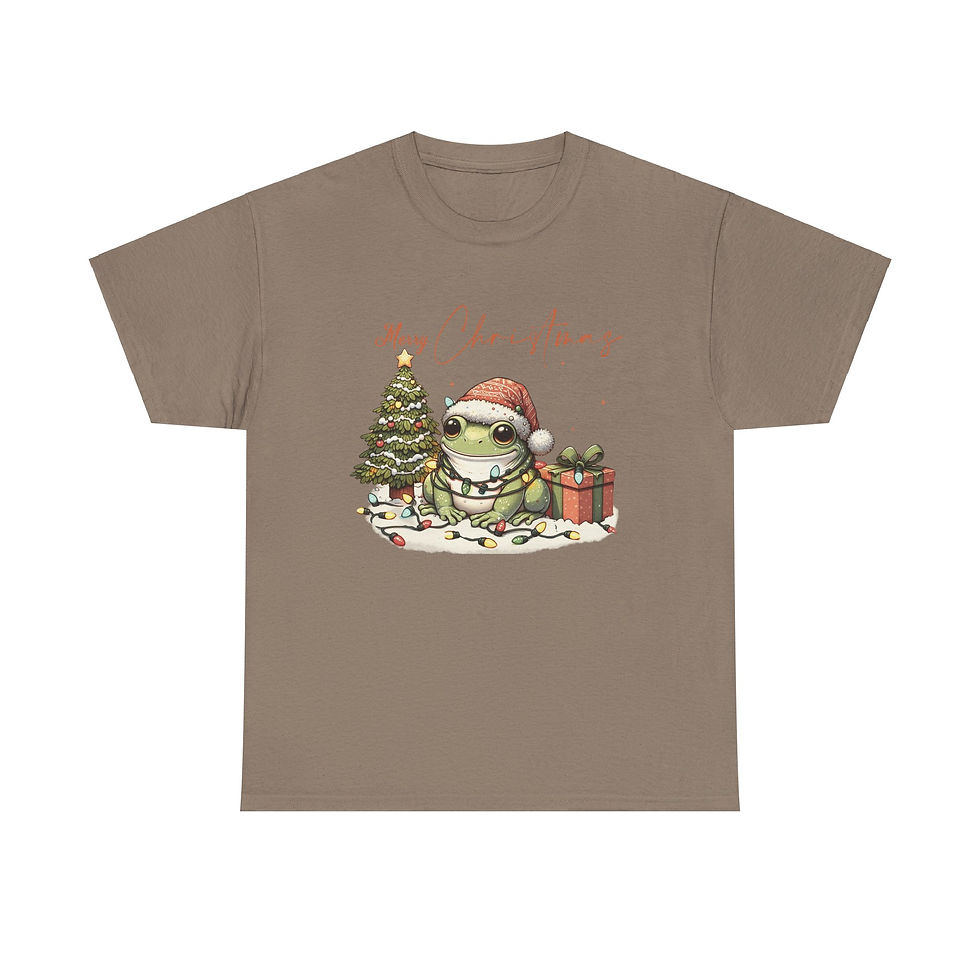 Thumbnail: Merry Christmas Frog Funny Christmas Shirt Tee
