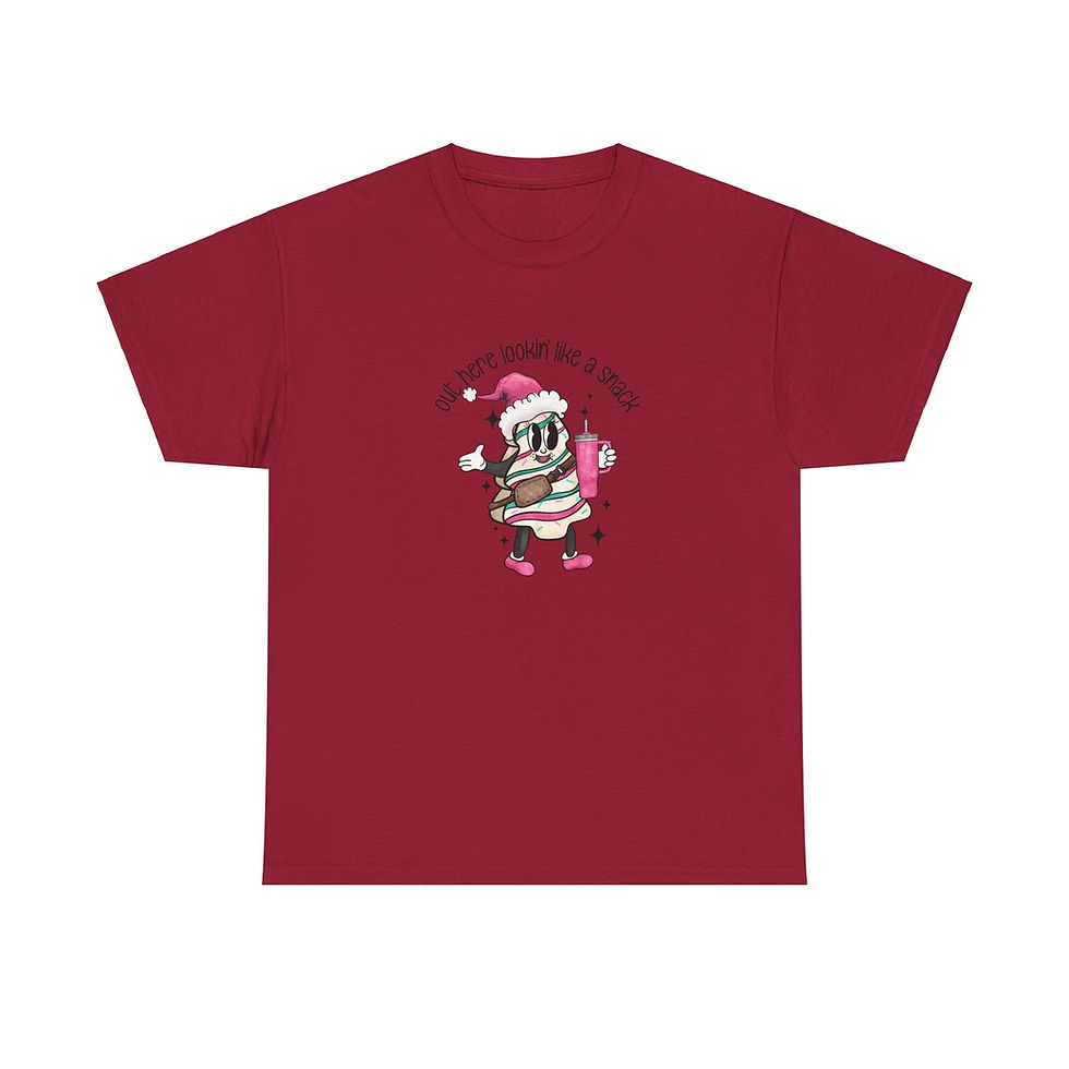 Thumbnail: Lookin' Like a Snack Funny Christmas Shirt Tee