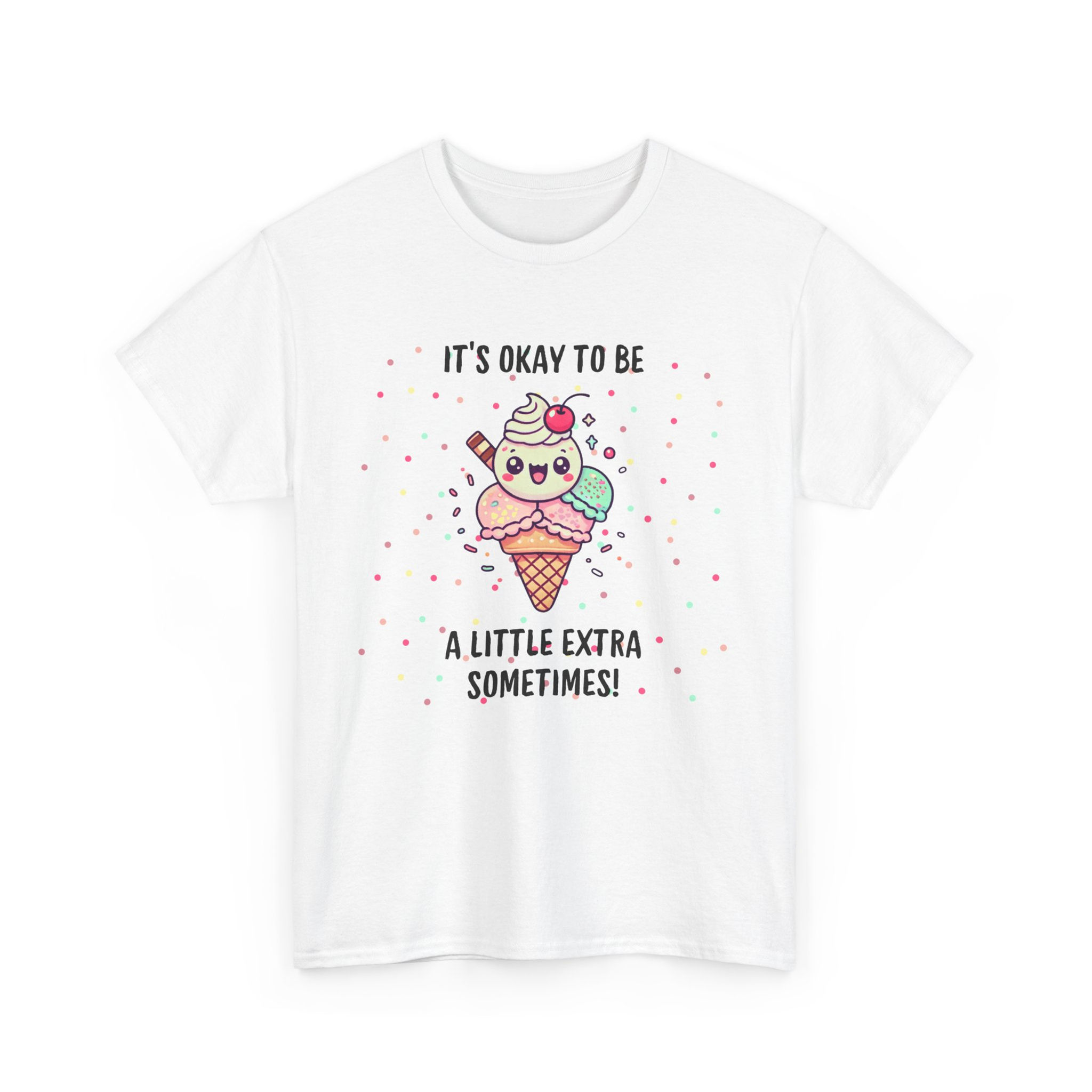 Okay to be Extra Retro Ice Cream T-Shirt