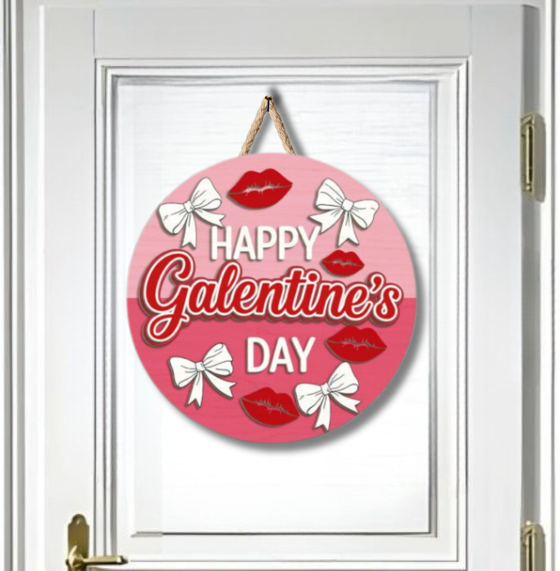 Happy Galentine's Day Door Hanger