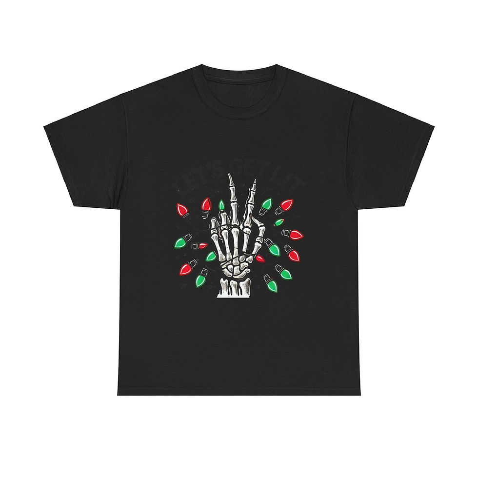 Thumbnail: Let's Get Lit Funny Christmas Shirt Tee