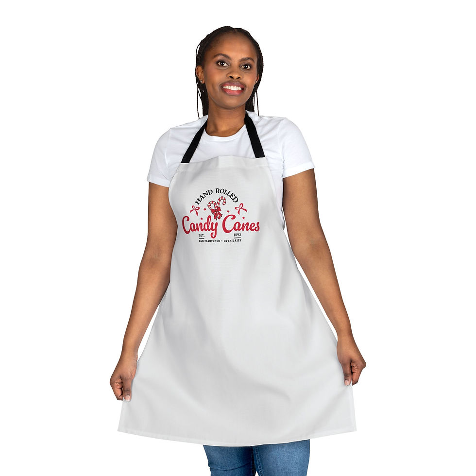 Thumbnail: Hand Rolled Candy Canes Bakery Apron