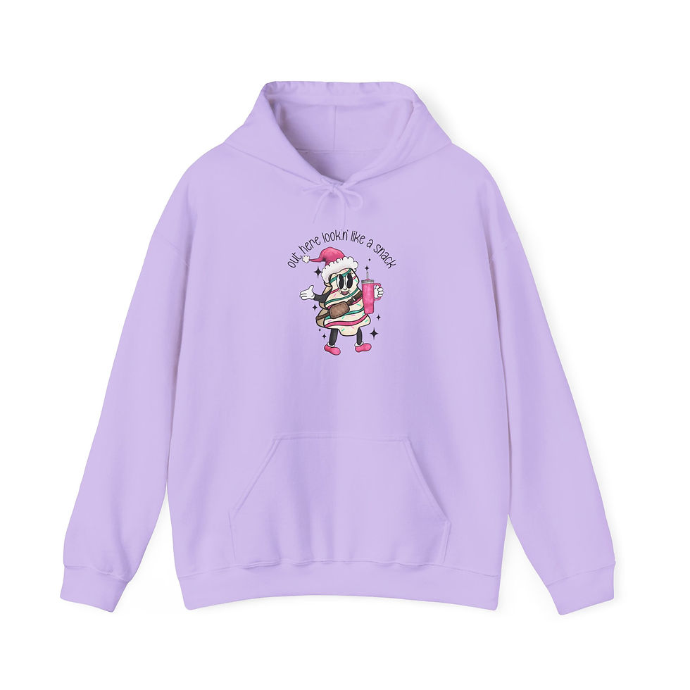 Thumbnail: Lookin' Like a Snack Funny Christmas Sweater Hoodie