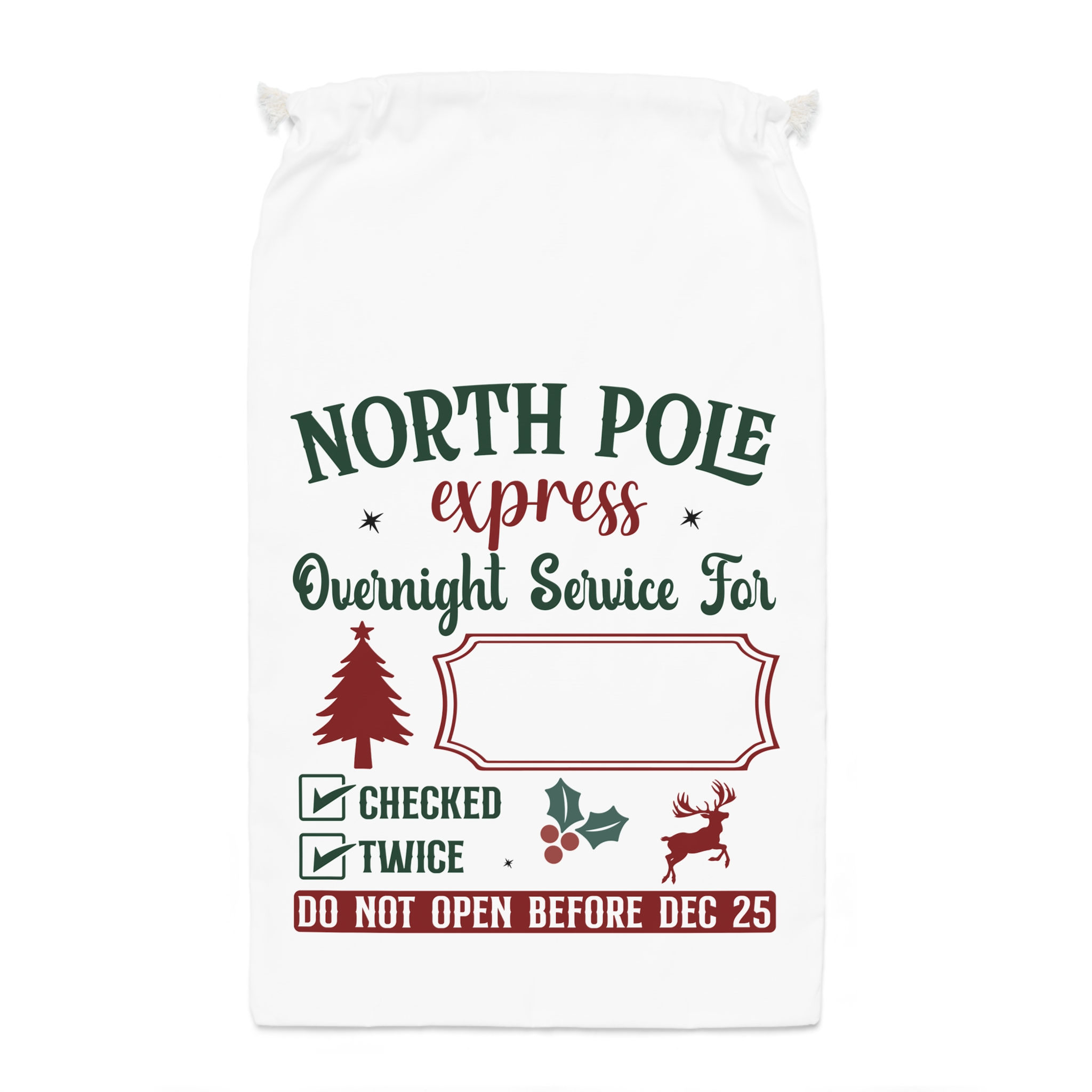 Personalized Christmas Santa Sack