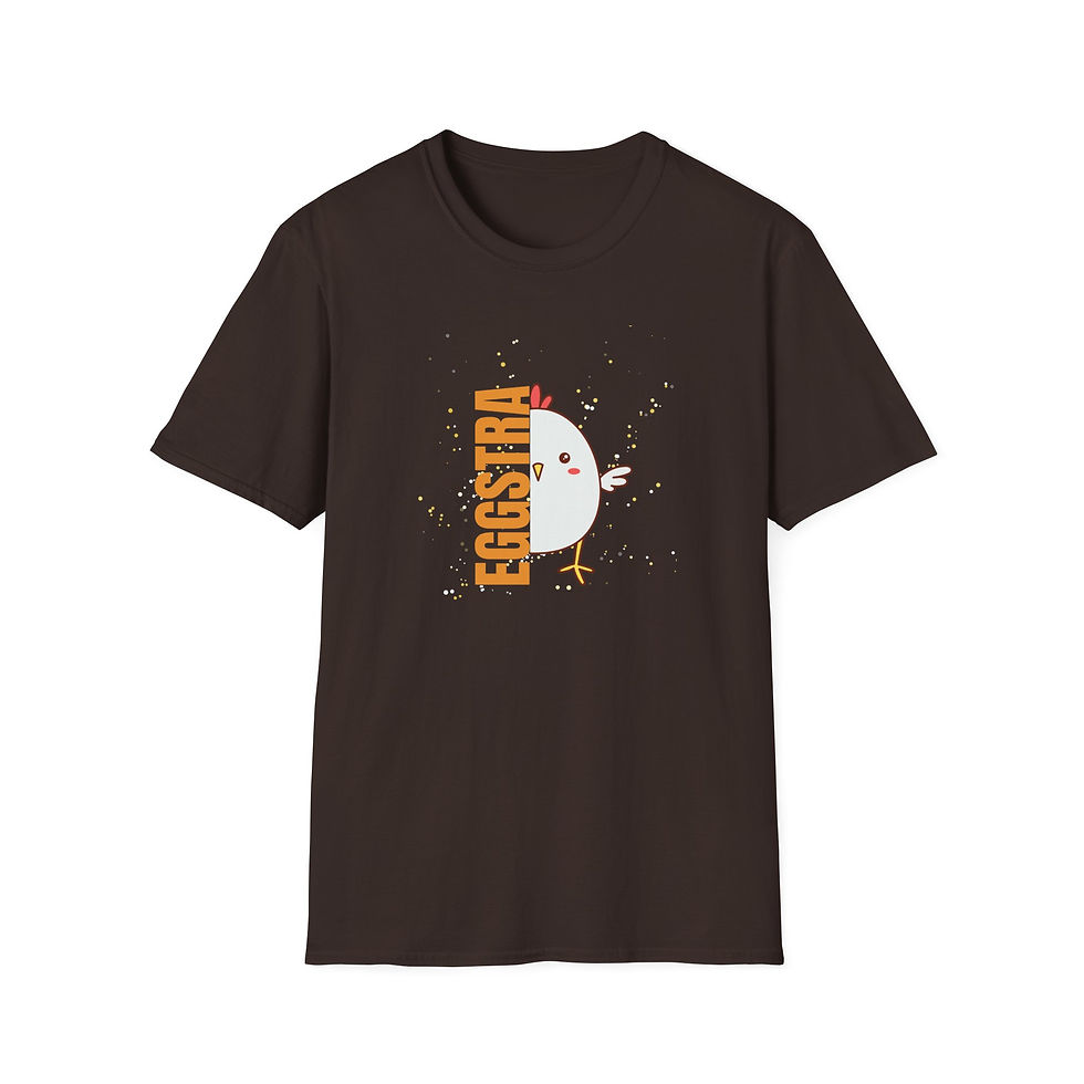 Thumbnail: Eggstra Funny Chicken Tee Unisex Softstyle T-Shirt