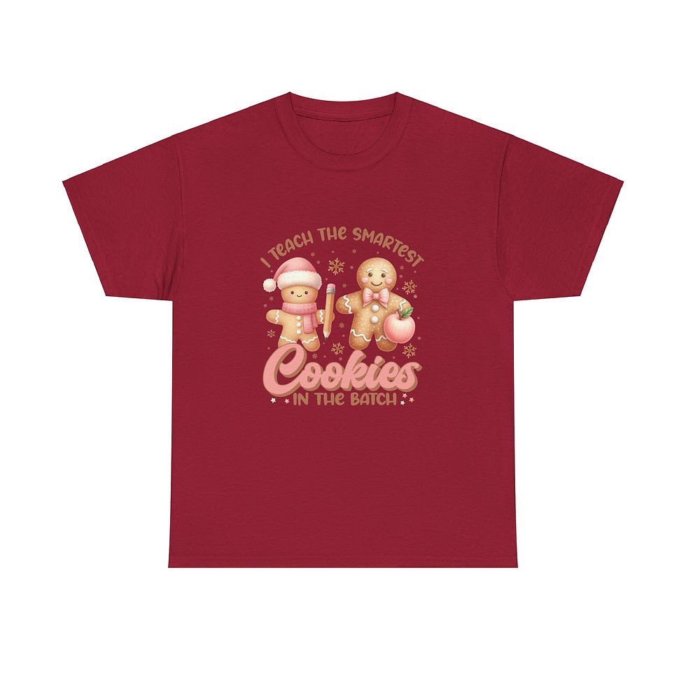 Thumbnail: I Teach the Smartest Cookies Christmas Shirt Tee