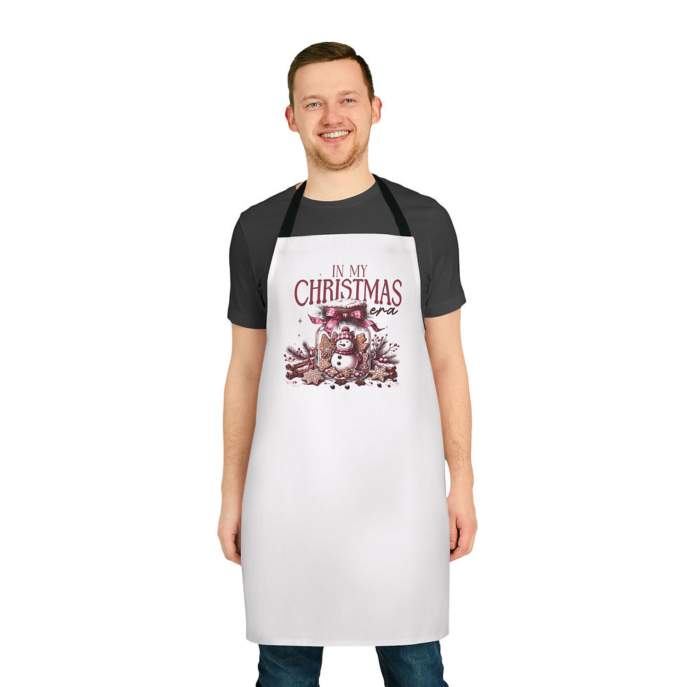 Thumbnail: In my Christmas Era Gingerbread Bakery Apron