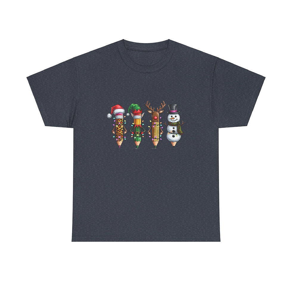 Thumbnail: Christmas Pencils (2) Teacher Christmas Shirt Tee